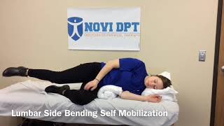 Lumbar Side Bending Self Mobilization