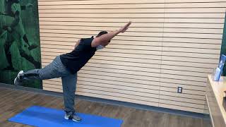 Single leg dead lift