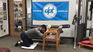 Thoracic Mobilization into Extension with Stretching of Shoulder Extensors/Internal Rotators