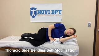 Thoracic Side Bending Self Mobilization